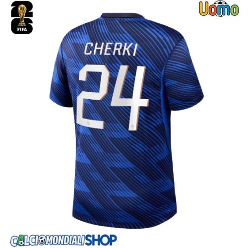 Maglie da calcio Francia Rayan Cherki #24 Prima Maglia Mondiali 2026  Manica Corta